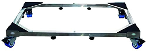 AYCDL Washing Machine Stand Base Fridge zer Wheels Heavy Duty Movable Washing Machine Base with 4x2 Wheels Telescopic Tumble Dryer Holder Stand Refrigerator Cabinet L,B-4wheels