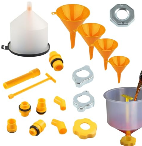 Kit d'entonnoir de liquide de refroidissement - Ensemble de remplissage de radiateur, outil de saignement antigel | Parfait pour la voiture, le camion, le SUV, la camionnette, le garage | Aide du syst