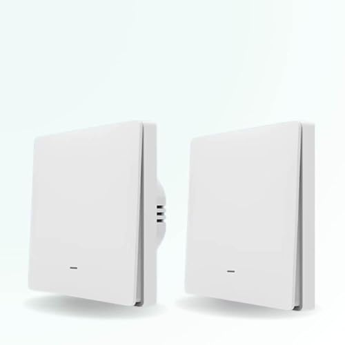 ZenGO Interrupteur va et Vient sans-Fil connecté ZigBee, Installation Facile, sans travaux, Compatible Alexa, Google Home, SmartLife et Tuya