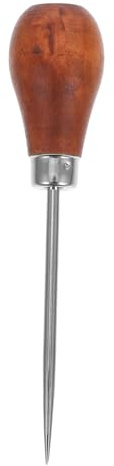 Alipis Strumento Awl per Cucito e Rilegatura in Legno Durevole Punteruolo Multiuso per Pelle Cucito e Fai da Te con Impugnatura Ergonomica per Progetti di Rilegatura e Lavori Manuali