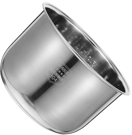 ARTIBETTER Pentola Interna in Acciaio Inox 304 per Cuociriso da 5l, Pentola di Ricambio per Cottura a Vapore, Porridge e Riso, Accessorio Cucina Resistente e Compatibile