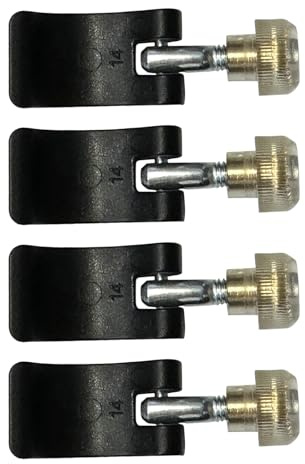 Trekking Pole Lock – Morsetto regolabile per bastone da trekking, chiusura di ricambio per bastone da passeggio con leva in alluminio, meccanismo di presa sicura, hardware compatto per riparazione
