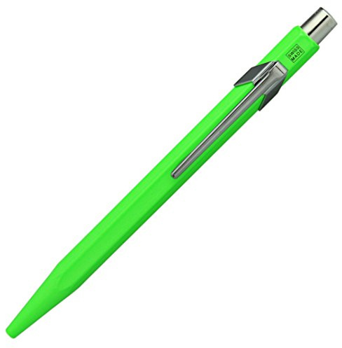 CARAN d'ACHE - Kugelschreiber 849 aus Metall - Fluo Grün, 1 Stück (1er Pack)