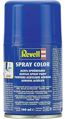 Revell Spraydose Aluminium, Metallic I 100-ml-Sprühdose I Glänzende, metallische Farbe I Ideal für Modellautos und Flugzeuge I Hochwertige, glänzende Oberflächen