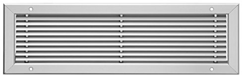 Linear-Lamellengitter Aluminium 400 x 200 mm Lüftungsgitter