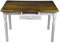 Magnetic Mobel Esstisch mit Schublade Küchentisch Tisch Massiv Kiefer Speisetisch massiv (70x100 cm, Eiche)