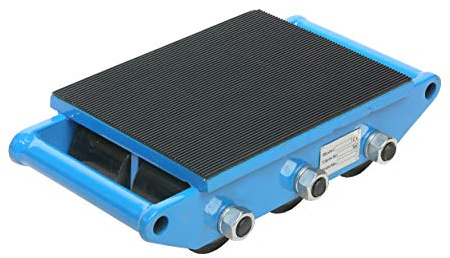 Pro-Lift-Werkzeuge 8t Panzerrollen Transportfahrwerk starr Schwerlastroller 8000kg Maschinentransport Industrieroller Schwerlastfahrwerk 8 tonnen