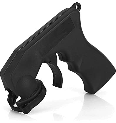 Angort Handgriff für Sprühdosen Spraydosen Pistolengriff Halter Griff Lackdosenhalter Universal Kunststoff mit Full Grip Trigger Lack Hilfswerkzeug Wartungskit