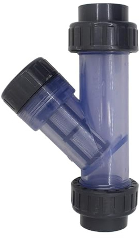 OemClima Tuyau PVC Type Y 20-63mm - Filtre Maille pour Aquarium et Irrigation - Crépine PVC Tubulaire (50mm Diamètre Intérieur)