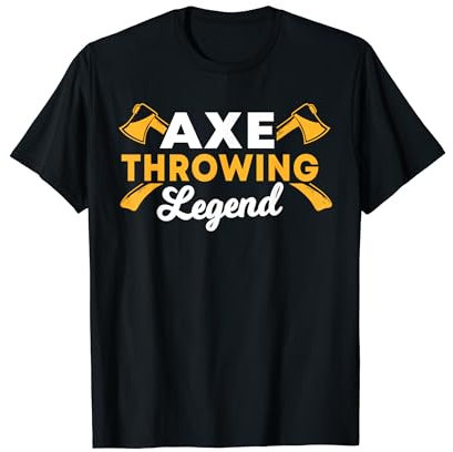 Grand Lanceur De Hache Légende Cadeau Bûcheron Hache Hommes T-Shirt