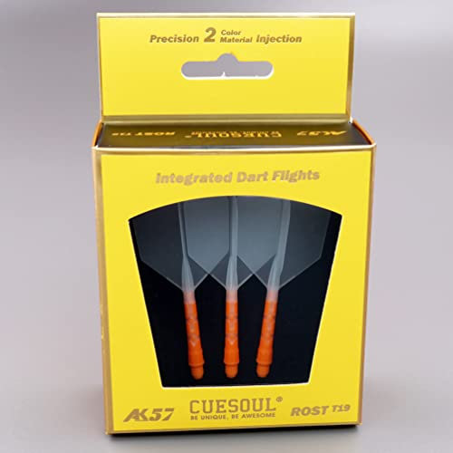 CUESOUL ROST T19 Integrierter Dartschaft und Flights Big Wing Shape, 3er-Set
