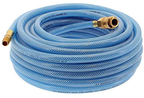 HUGGY TUYAUX Tuyau à air comprimé avec raccords Rapides - 6 mm x 10 mètres