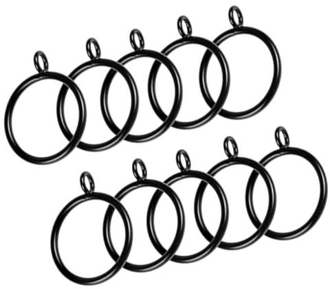 Cabilock 20 Piezas aro de Bordado Muelle cień kurtyny Manos Hebilla Ganchos para Cortinas Anillo de Cortinas Anillo de Cortina de Metal Anillo Colgante conectar Anillo de Gancho Accesorios