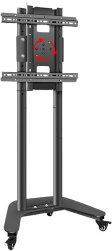 TV Ständer Fernsehständer TV Standfuss Mobiler TV-Wagen Auf Rädern, Rollender TV-Ständer Für 32 Bis 60 Zoll Flachbildfernseher, Hoher TV-Bodenständer, Höhenverstellbar Fernsehstand TV-Ständer (Color