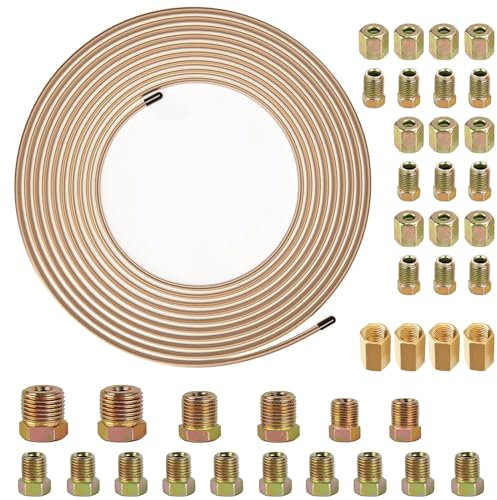 Kit de tuyau de frein de 10 m avec raccords pour conduite de frein automobile (kit 2)