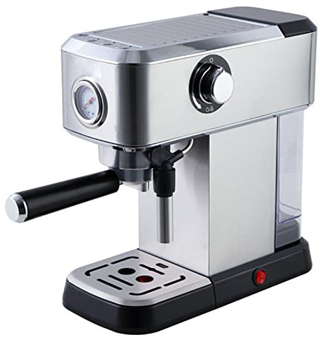 CVNIMV Cafetera Espresso con Bomba Retro, espumador de Leche Estilo años 20, con Tanque de Agua Desmontable de 1 l, función de Calentamiento de Tazas/Sistema de Temperatura con
