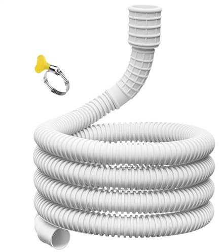 Air Conditioner Drain, Portable Hose Kit, Washer Drain Hose, 6m Flexible and Portable Easy to Install Space-Saving Design Effective Drainage Extension Kit for Ac Washer