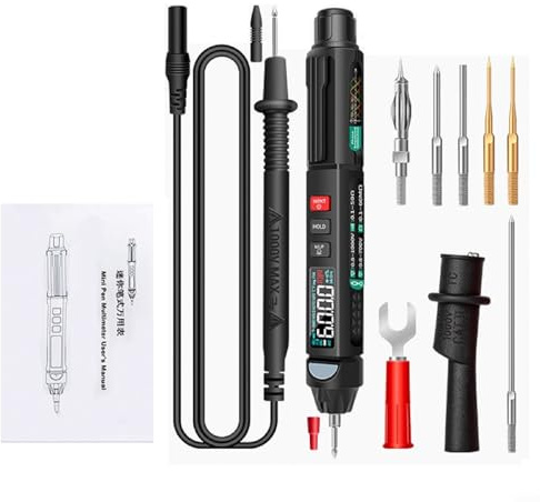 Oniissy A3008 Pen Multimeter High-Precision Voltage Tester, NCV,Phase Detection,Auto-Off,Digital Multimeter,Smart measurement(B)
