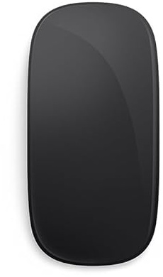 LuolaProject Souris magique sans fil multi-touch rechargeable par USB C compatible avec MacOS/Windows/Linux/Android, ordinateur portable, PC, smartphone, tablette (noir)