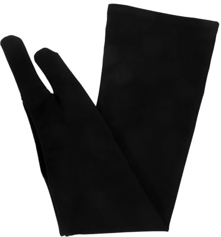 Artist Drawing Glove for Tablet, Two Finger, M Size, Black