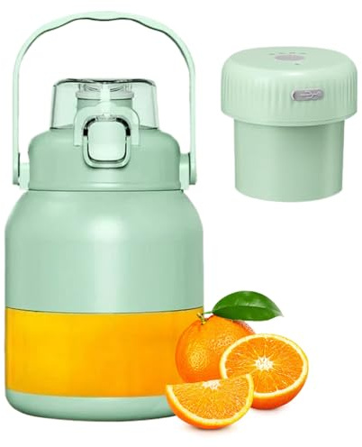 Fukamou Presse-Agrumes, Extracteur de Jus Électrique, Petits Appareils Électroménagers pour Grenade Carotte Gingembre Citron Vert Voyage Plage Camping Bar à Cocktails Commercial