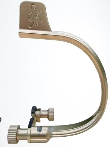 Kyndamo Supporto microfono per Sax Soprano dritto (Oro)