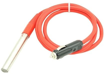 Cartouche chauffante tubulaire de qualité alimentaire for caravane, voiture, camion et camping-car, 2 pièces 12 V/24 V(12v 100w for Car)