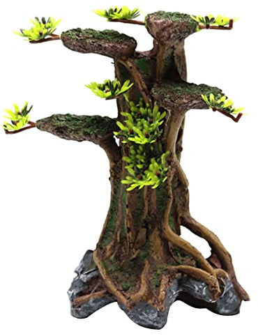 Realistische Baumstamm-Dekoration, Simulation, Landschaftsdekoration, Bonsais, realistische Größe, Pflanze für Aquarien, künstliche Bäume