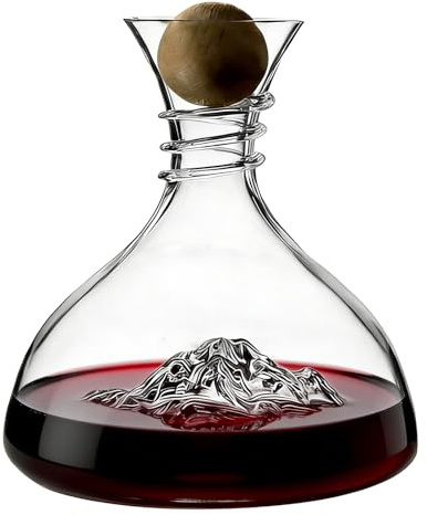 Carafe À Vin En Verre - Verrerie 1800 ml | Décanteur et Aérateur de Vin | pour Collectionneurs, Soirées de Dîner, Dégustations, Mariages, Barmans, Bars, Hôtels, Salle à Manger et
