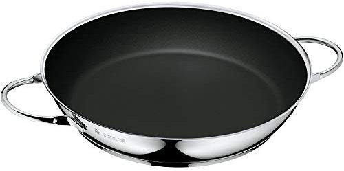 WMF Ceradur Profi Brat-/ Servierpfanne 28 cm Induktion, Cromargan Edelstahl beschichtet, Keramikbeschichtung, Edelstahlgriff, backofenfest