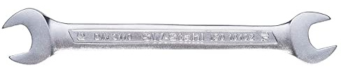 SW-Stahl 00131L Doppelgabelschlüssel SW 10 und 13 mm I Gabelschlüssel I Maulschlüssel offen I Doppelmaulschlüssel 10x13 mm I Schraubenschlüssel