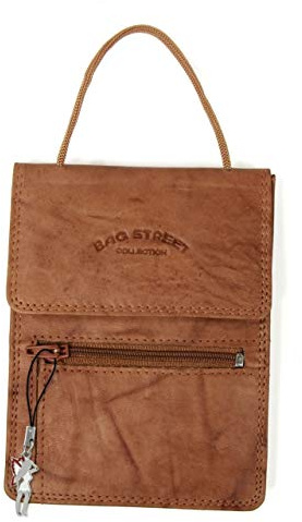 SilberDream DrachenLeder Herren Damen Portemonnaie Geldbörse Etui braun Leder 10x1x14 OTJ503C Leder Brustbeutel