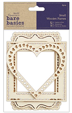 Bare Basics Decorative Wooden Frames, Natural, One Size