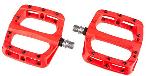 HT PA03A Flache verstärkte Nylon-Pedale, Unisex, Erwachsene, Neon-Orange