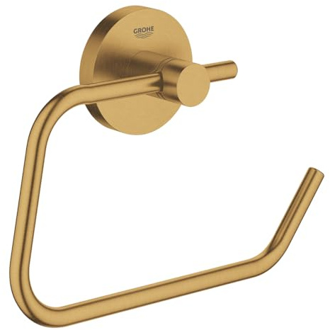 Grohe Essentials Papier-BH mit Abdeckung, Brushed Cool Sunrise