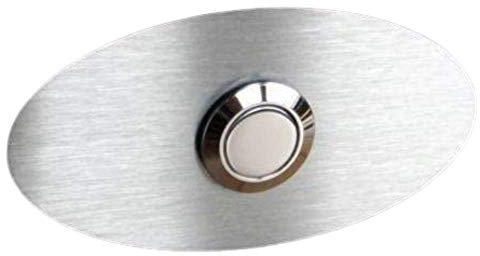 TronicXL Design V2A - Placa de timbre de acero inoxidable