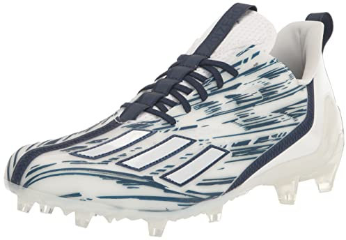 adidas Tacos Adizero para hombre, Blanco/Equipo Azul Marino/Blanco, 48 EU