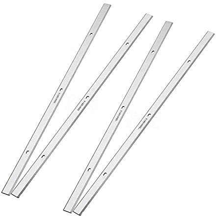 4 pièces 320mm lame de rabot à bois HSS couteau de rabot électrique réversible pour Triton TPT125 Delta TP305 TP400LS 22-565 22-560, comme indiqué