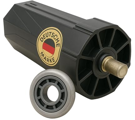 Jalousiene® Walzenkapsel SW60 (150 mm) mit Kugellager – für Achtkantwelle 60 mm & 12 mm Achsstift – langlebig, passgenau & montagefreundlich – Rollladen Zubehör
