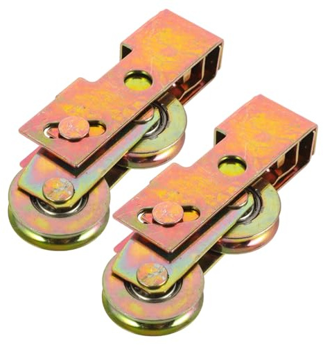 LIFKOME 2pcs 1-1/4 inch Steel Ball Wheel Bearing Sliding Door Roller for Patio Doors Window Accessories Cabinet Tracks Smooth Low Noise Replacement Hardware