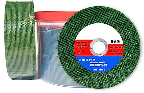 Muela Abrasiva, Disco Abrasivo Resistente a la Corrosión 107 Mm OD 16 Mm ID 1,2 Mm T Muy Preciso para Amoladora Angular (25 piezas)