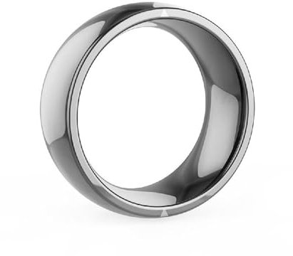 LadPumly Bague Multifonction NFC Modifiable Intelligente Ntag215 IC RFID Réinscriptible Bague Intelligente en Céramique for Contrôle D'accès sans Contact, Présence(12#)