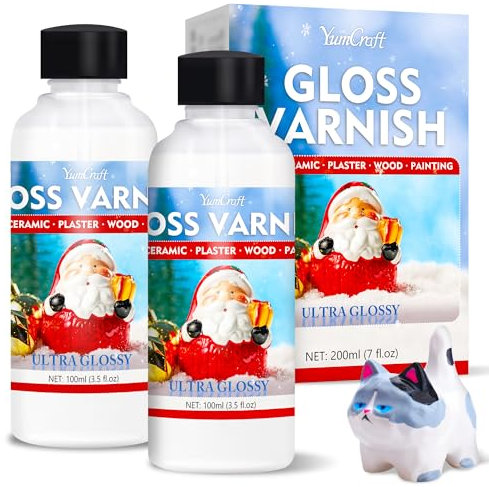 200ml Air Dry Clay Glaze, Klarlack füR Ton Lufttrocknend füR Keramik, Klarlack Acryl Glanzlack Firnis füR TöPfern Zuhause Modelliermasse, Kratzern und Abrieb von Ton - Matte Effekt