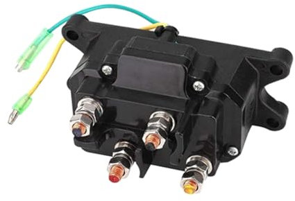 YOSADIER 12v Relè Contattore Solenoide Per Verricello Sostituzione Per Atv Utv e Veicoli Nautici Installazione Facile e Sicura Alta Affidabilità e Durabilità