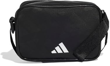 adidas Unisex MONOGRAM ESSENTIALS SHOULDER BAG, black/white, One size