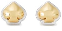Kate Spade New York Sculpted Spade Stud, Gold/Silver