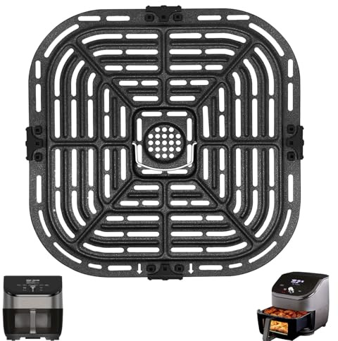 GWYXC Air Fryer Replacement Tray for Instant Vortex Plus 6QT instant pot vortex plus 6QT Clear Cook Air Fryer, Original Air Fryer Accessories Grill Pan Plate Crisper Plate Rack Parts,Dishwasher Safe