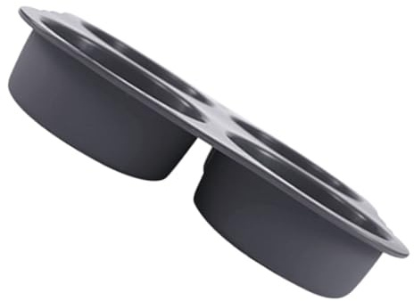 FIXOSHEE Stampo Per Hamburger Rotondo in Silicone Antiaderente Teglia Cavità Per Pane Per Colazioni e Fatti in Casa Resistente Al Calore