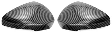 Coperchio Specchietto Laterale Tipo Pasta Guscio Specchietto Retrovisore Per Ford Per Focus MK4 2019-2024 Calotta Specchio Retrovisore(Modello in fibra di carbonio)