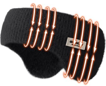 Cuffie antirumore per dormire – paraorecchie insonorizzate con fascia regolabile | riduzione del rumore invernale calore un comodo design over-ear per bloccare il russare e aiutare il sonno, 1, Refer